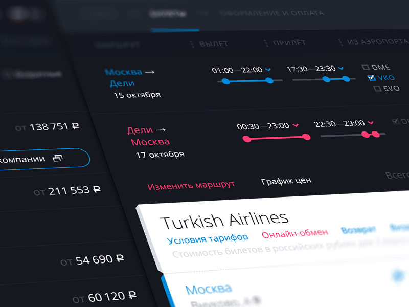 Example of Anywayanyday results page