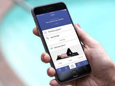 Physical Therapy iPhone Concept concept exercise fnsz health ios iphone physical therapy ui