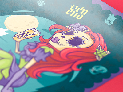 Veneno Bella Donna beer bella donna brewery caveira cerveja cervejaria character illustration mexican muertos skull veneno