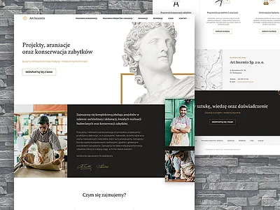 Art Inventis landing page about us ancient art cta elengant greece hero hisotry landing map