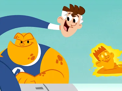 Fantastic Four fantastic four illustration kidlit vector