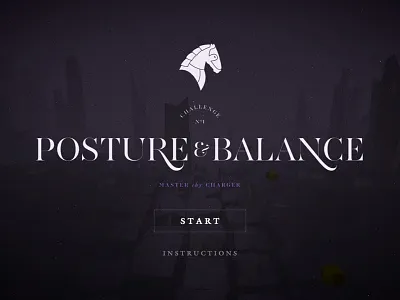 Cavalier: Start Screen animation cavalier dark design game gold pixi purple smoke svg ui webgl