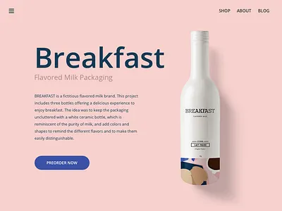 #4 - UI of the day freebies landing page product page design psd sketch sketch download template ui web design webshop website design
