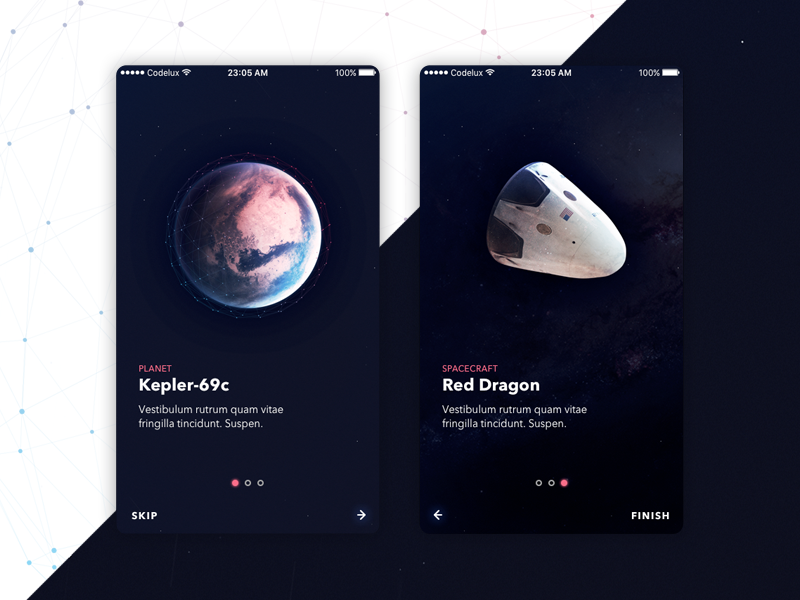 Example of Free Space UI Kit - Walkthrough