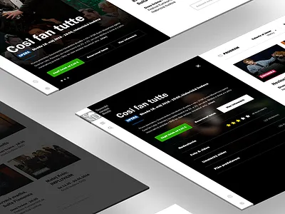 Slovak National Theatre - new web animation app layout mobile slovak ui ux web wezeo
