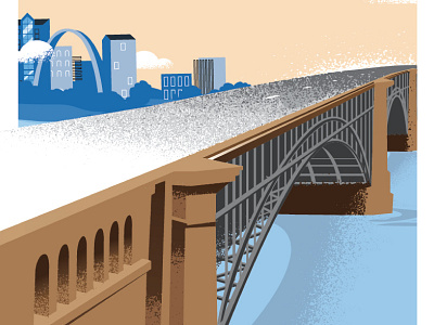 Eads Bridge Illo bridge eads louis river st texture