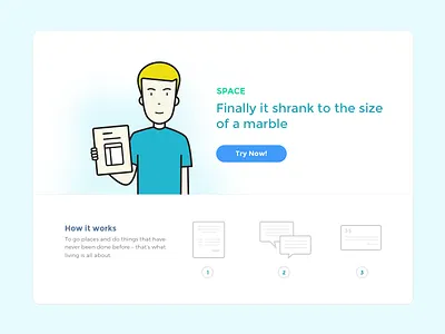 Landing Page homepage html landing page line product ui ux web wip