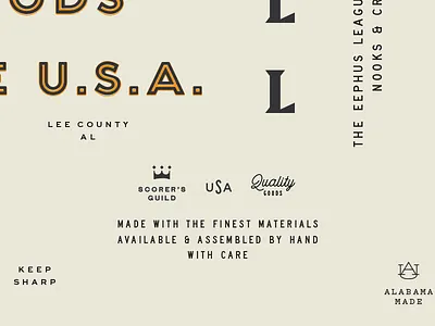 Eephus typography badge baseball typography