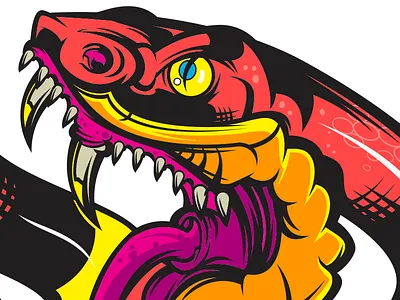 Kill a fella. design illustration skulls snakes