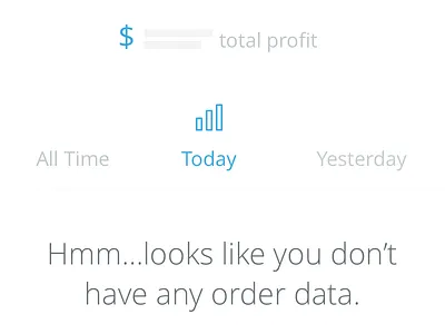 Dashboard - Empty State app dashboard empty ios