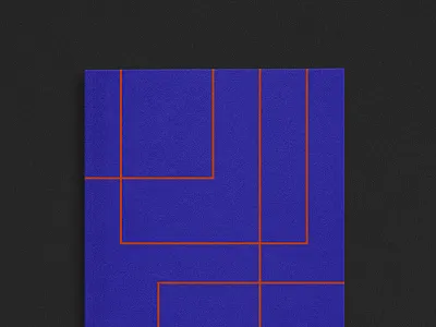 Exquisite Notes color electric exquisite geometric line minimal neoplasticism notebooks notes print