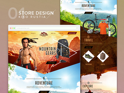 Urban Jungle Website ecommerce jungle layout ui urban webdesign website