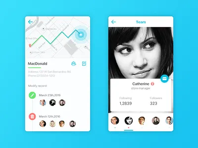 address and team uiux