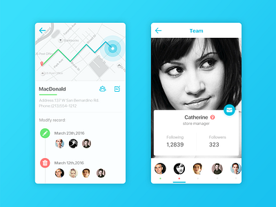 address and team uiux