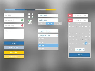 Request Form design elements ui web form work in progress