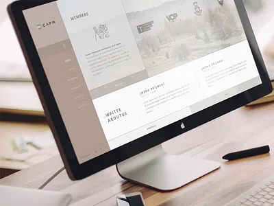 CAFR - corporate webdesign army brown fhd flat gray mac web webdesign website