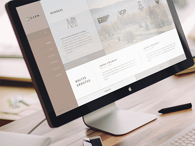 CAFR - corporate webdesign army brown fhd flat gray mac web webdesign website