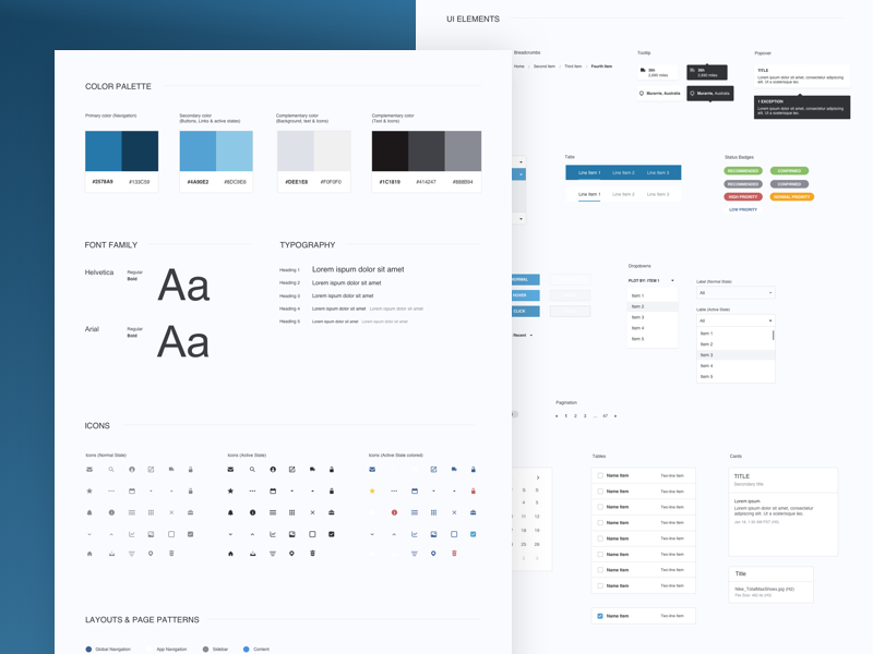 Styleguide by Sebastian Mantel on Dribbble