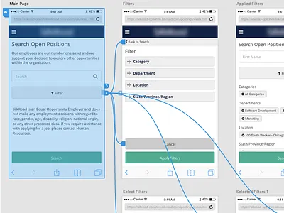 Career Portal career portal flat ui job listing job search recruiting