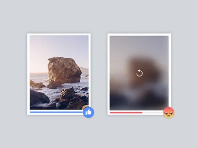 Facebook Upload Flash Message 011 app cards dailyui emoji error facebook flash message success ui upload vector