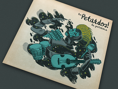 Los Petardos albumcover ledo ledodesign lospetardos rockcongandules