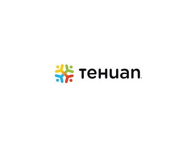 Tehuan buisness care consulting design logo people t
