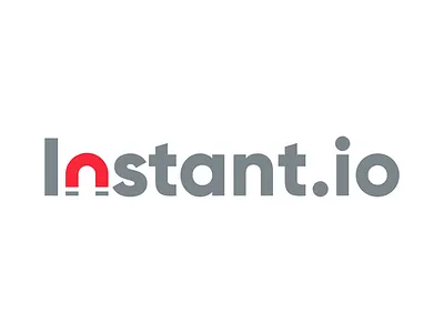 Instant.io Logo brand instant logo magnet torrent upload