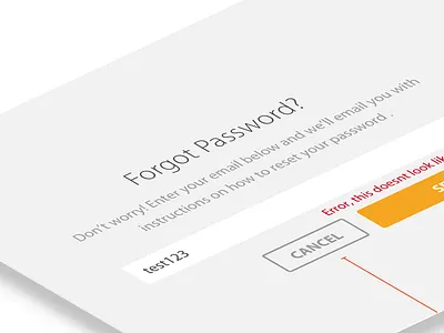 Forgot Password Flow desktop forgot password perspective wireframe