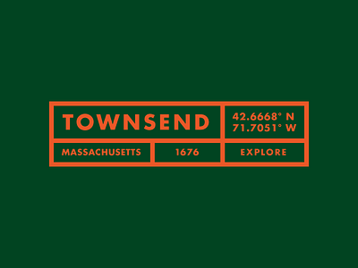 Snapchat Geofilter - Explore Townsend explore futura geofilter snapchat typography
