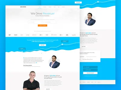 Louder Online - Home Page chart graph landing landing page opt in product service subscribe testimonals web website