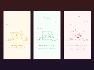 Onboarding app icon illustration onboarding ui