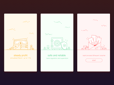 Onboarding app icon illustration onboarding ui