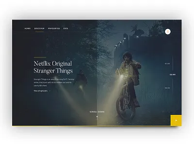 Landing Page app film interface landing landingpage modern page ui uiux ux web website