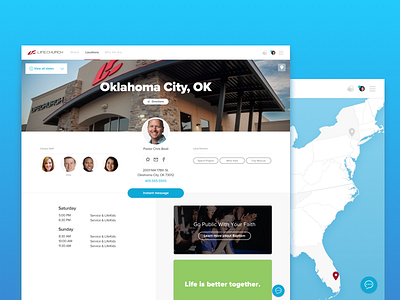 Locations layout location ui web