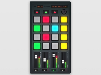 Sampler UI animate animation dribbble gif music product sample sampler ui ux