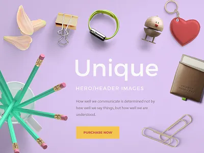 Purple love header hero mockup scene generator web design website