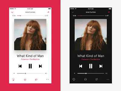 AppleMusic player redesign apple icons ios ios10 iphone mobile music player redesign ui ux