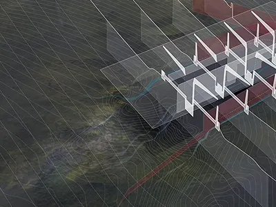 Meddling in Medellin. architecture graphics gsd illustration perspective section surface