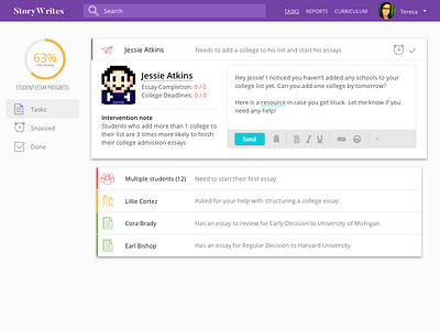 Tasks Dashboard - Expanded compose dashboard expanded tasks uxui