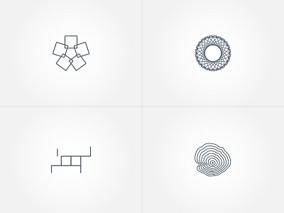 Logo concepts concept furniture icon logo pattern