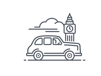 London Black Cab - Line