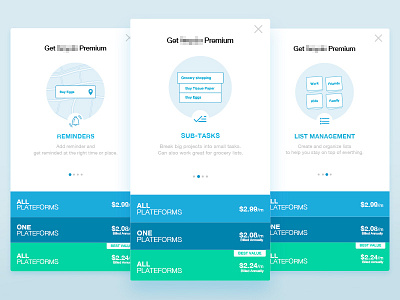Onboarding Illustrations app app explainer graphics material design onboarding product registration todo ui ux