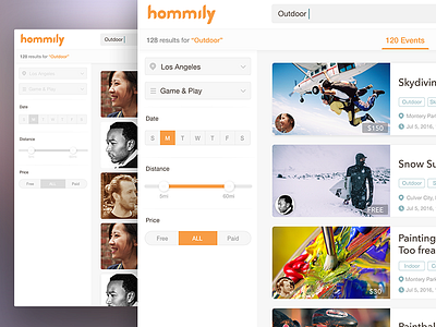Searching Filter & Results flat graphic design product design ui ui design user experience design user interface user interface design ux ux design web web design