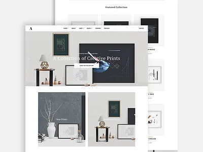 Shot artist ecommerce theme poster shop prints prints shop shop theme wordpress wordpress shop