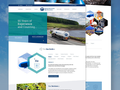 Rocky Mountain Air Solutions blue clean denver design gas geometric modern responsive rmas sleek web zenman