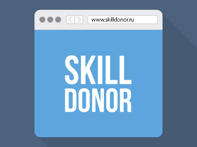 Skilldonor education flat interface lerning site ui ux