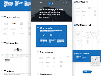 Web Wip Minimal grid minimal ui ux web webdesign website