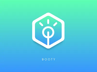 Booty logo booty brand branding design icon icons logo