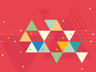 Part 1 dashes dots geometry illustration lines triangle