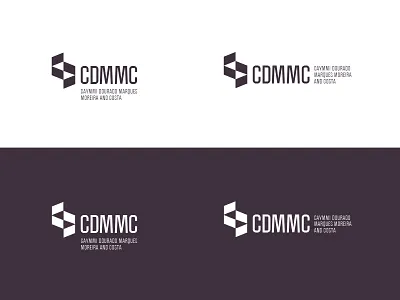 CDMMC Initial Logo Layouts brand identity concepts lawyer legal logo design logos portfolio sans serif